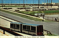 Airport Airtrans and Terminal Dallas, TX Postcard Postcard