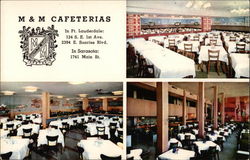 M&M Cafeterias Postcard