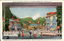 Scene from Erik Charell's White Horse Inn musical hit Postcard