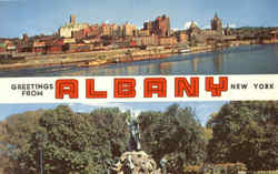 Greetings From Albany New York Postcard Postcard