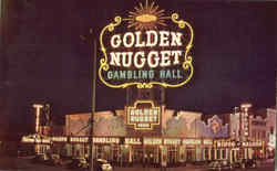 Golden Nugget Gambling Hall Postcard