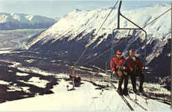 Mt. Alyeska Ski Resort Alaska Postcard Postcard