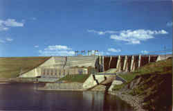 Moore Dam Littleton, NH Postcard 