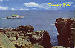 Thunder Hole Acadia National Park, ME Postcard Postcard