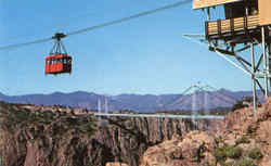Famous Royal Gorge Cañon City, CO Postcard Postcard