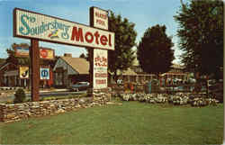 Soudersburg Motel & Motor Lodge Pennsylvania Postcard Postcard