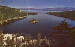 Emerald Bay On Lake Tahoe Postcard