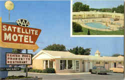 Satellite Motel, 2305 N. Glenstone Springfield, MO Postcard Postcard