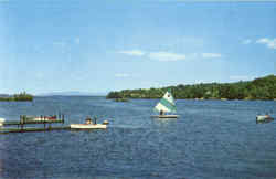 Lake Winnisquam New Hampshire Postcard Postcard