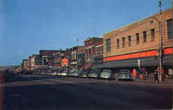 Seventh Avenue Beaver Falls, PA Postcard Postcard