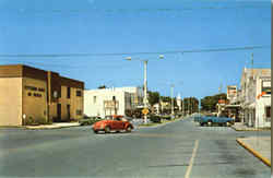 Main Street Zephyrhills Florida Postcard Postcard