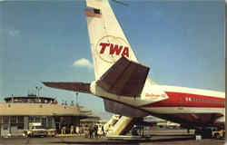 Greater Pittsburgh Airport TWA Postcard