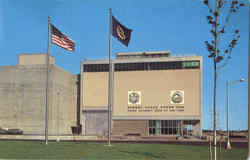 Robert Moses Power Dam Administration Building Massena, NY Postcard Postcard