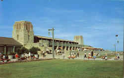 East Bathhouse Jones Beach Wantagh, NY Postcard Postcard