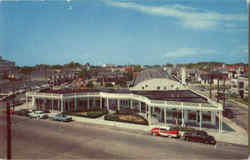 Beach Theatre And Shops Postcard
