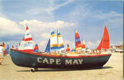Annual Hobie Cat Regatta Cape May, NJ Postcard Postcard