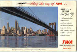 Manhattan Skyline Postcard