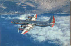 American Airlines Electra Flagships Postcard