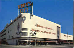 Webb's City World's most unusual drug store Postcard