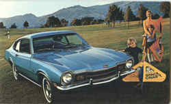 1972 Mercury Comet 2-door Sedan Postcard