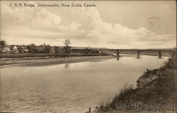 CNR Bridge Shubenacadie NS Canada Nova Scotia