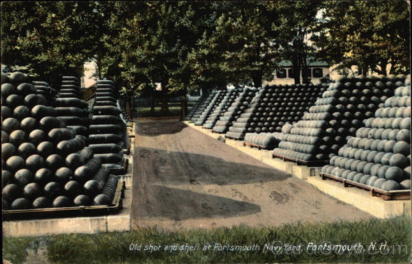 Old Shot & Shell at Portsmouth Navy Yard New Hampshire