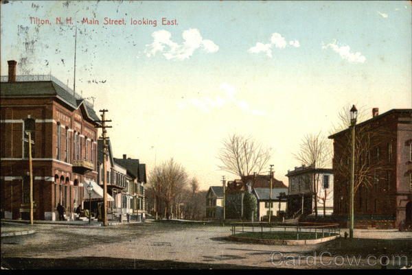Main Street, Looking East Tilton New Hampshire