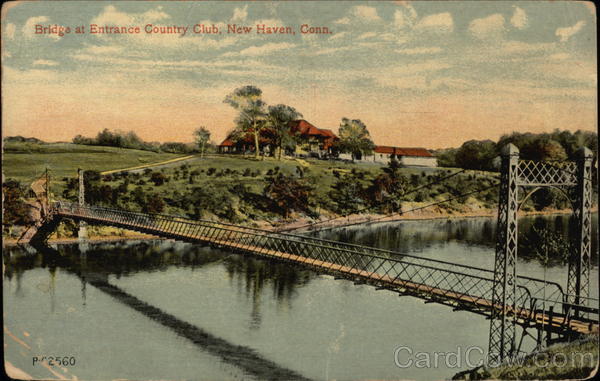 Bridge at Entrance Country Club New Haven Connecticut