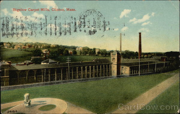 Bigelow Carpet Milles Clinton Massachusetts