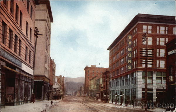 West Park St. Looking East Butte Montana