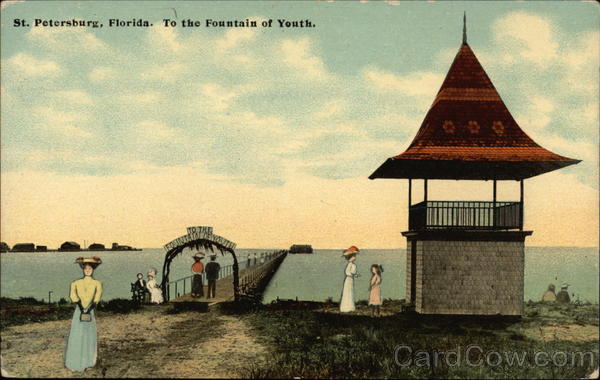 To the Fountain of Youth St. Petersburg Florida