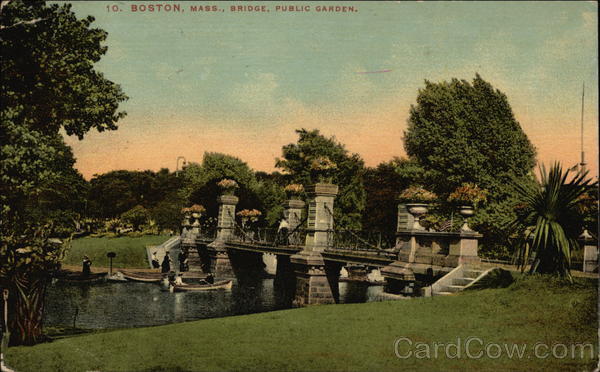 Bridge, Public Gardn Boston Massachusetts