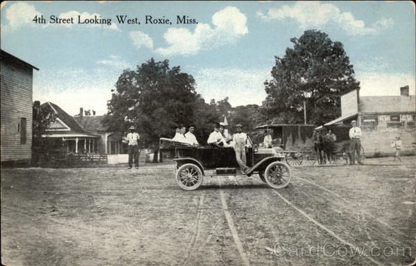 4th Street looking West Roxie Mississippi