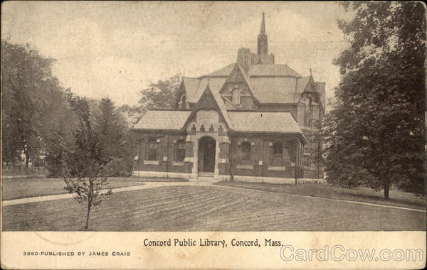 Concord Public Library Massachusetts