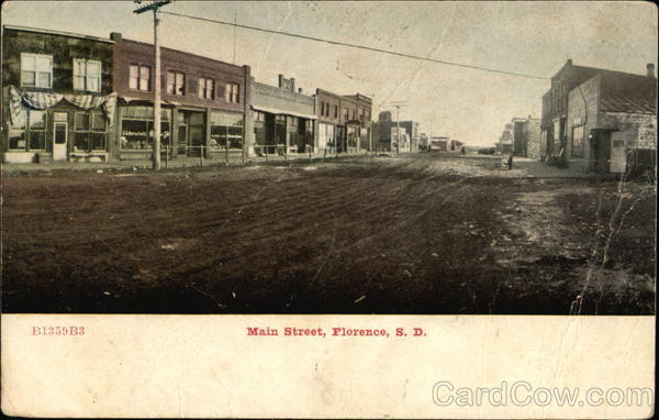Main Street Florence South Dakota