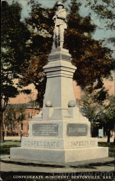 Confederate Monument Bentonville Arkansas