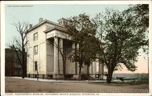 Confederate Museum, Jefferson Davis' Mansion Richmond Virginia