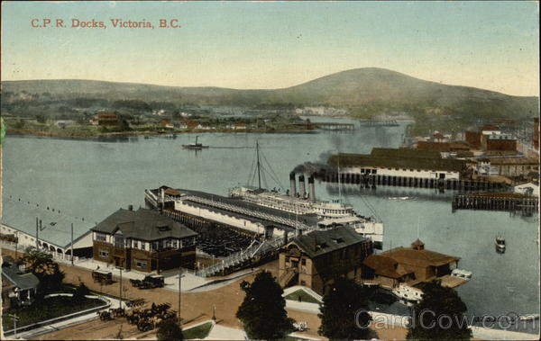 C.P.R. Docks Victoria BC Canada British Columbia