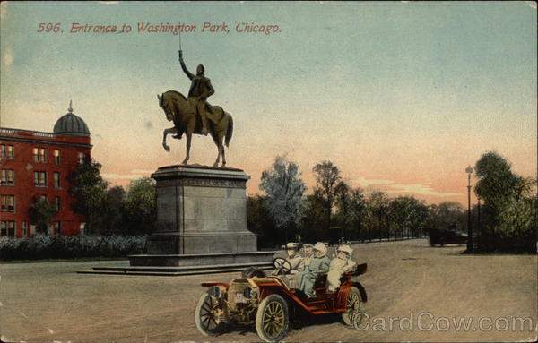 Entrance to Washington Park Chicago Illinois