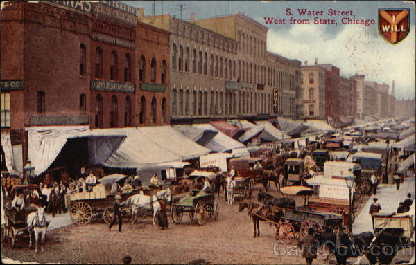 South Water Street, West from State Chicago Illinois