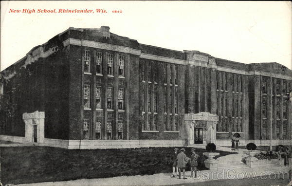 New High School Rhinelander Wisconsin