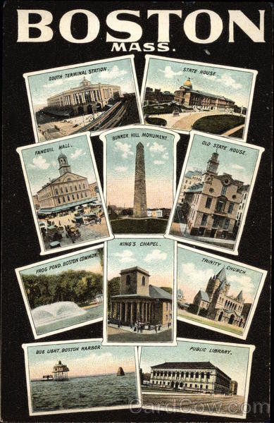 Greetings from Boston Massachusetts