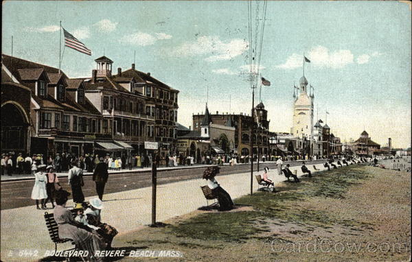 Boulevard View Revere Beach Massachusetts