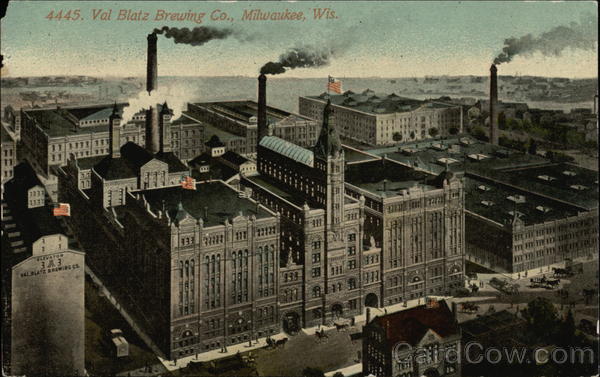 Val Blatz Brewing Co Milwaukee Wisconsin