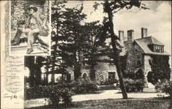 The Late Joe Jefferson and Crow's Nest, His Summer Home Postcard