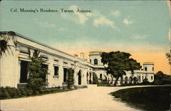 Col. Manning's Residence Tucson, AZ Postcard Postcard