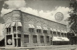 American National Bank & Eisenhart Fine Tailors Frankfort, IN Postcard Postcard