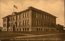 North Side High School Bellingham, WA Postcard Postcard