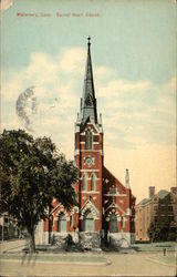 Sacred Heart Church Waterbury, CT Postcard Postcard