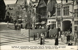 Glimpse of Picturesque Sixteenth Century Belgium Village Chicago, IL 1933 Chicago World Fair Postcard Postcard